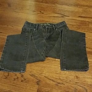 Boys black Gap straight cut jeans